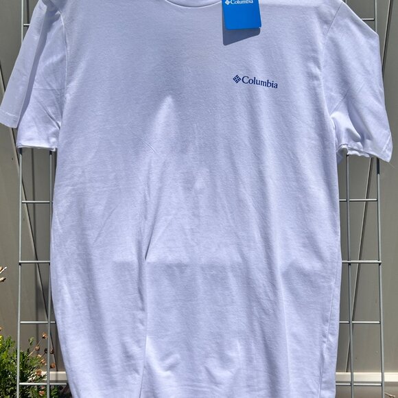Columbia NWT Shirt – Size L – White/Multi – Easy Summer Vibes - Picture 2 of 3